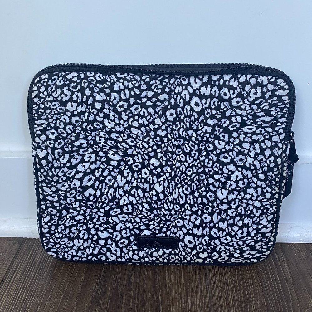 Vera Bradley Tablet Case in Black & White Leopard Print